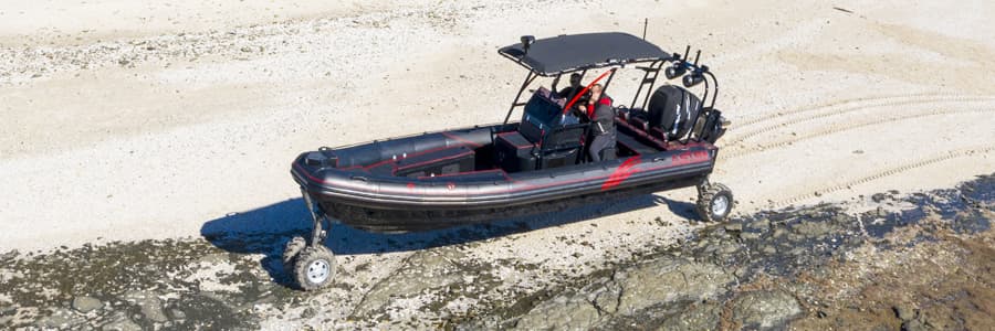 4wd amphibious rib boat