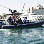 aluminum police boat 7.6m