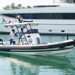 fiberglass police boat 8m