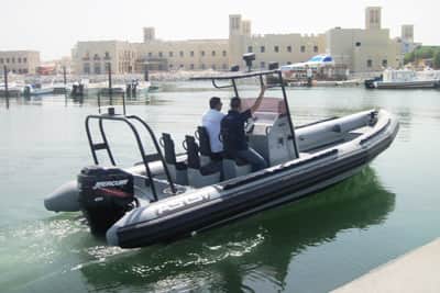 Patrolling RIB Boat